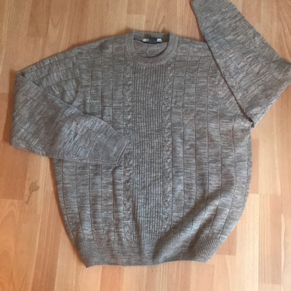 Caramel Geoffrey Beene Classic Sweater
